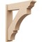 Ekena Millwork 8-in W x 34-in D x 38-in H Balboa Trad Rough Cedar Woodgrain TimberThane Outlooker, Primed Tan OUTUR080X34X38BOA04RCPR - alternate 1